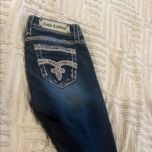 Rock Revival Women's Dark Blue Boot Cut Jeans